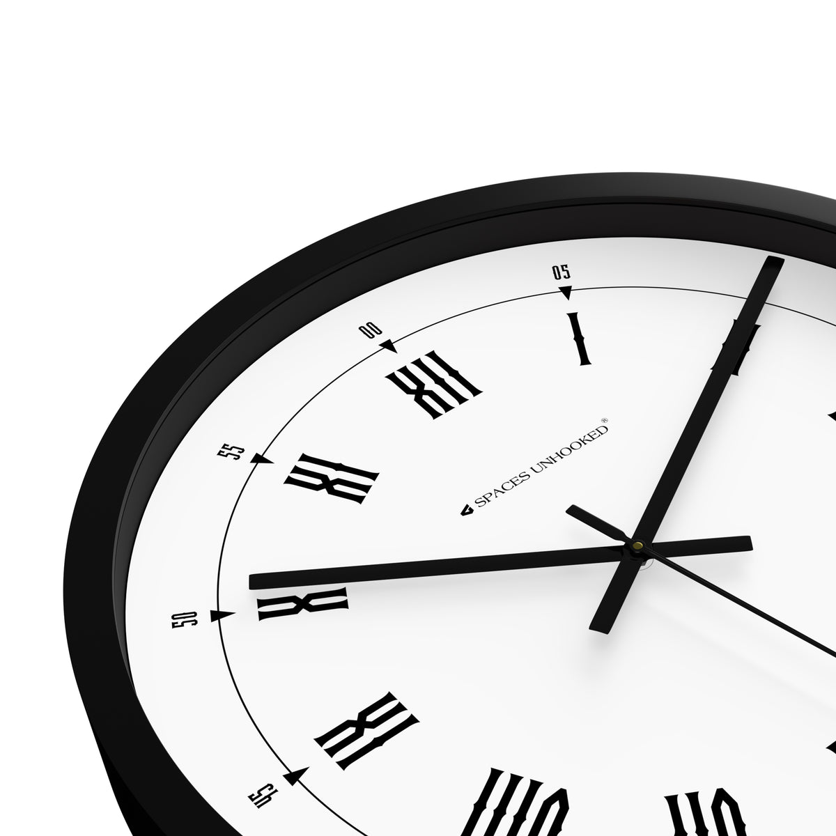 direction of wall clock in bedroom