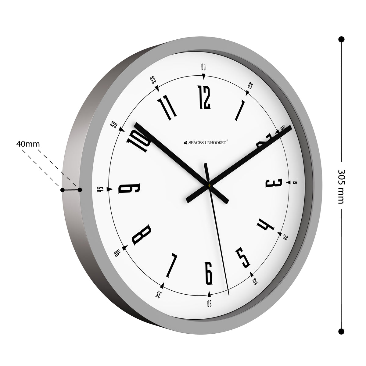 silent sweep wall clock machine