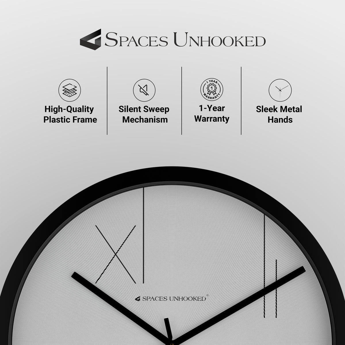 wall clock for bedroom online
