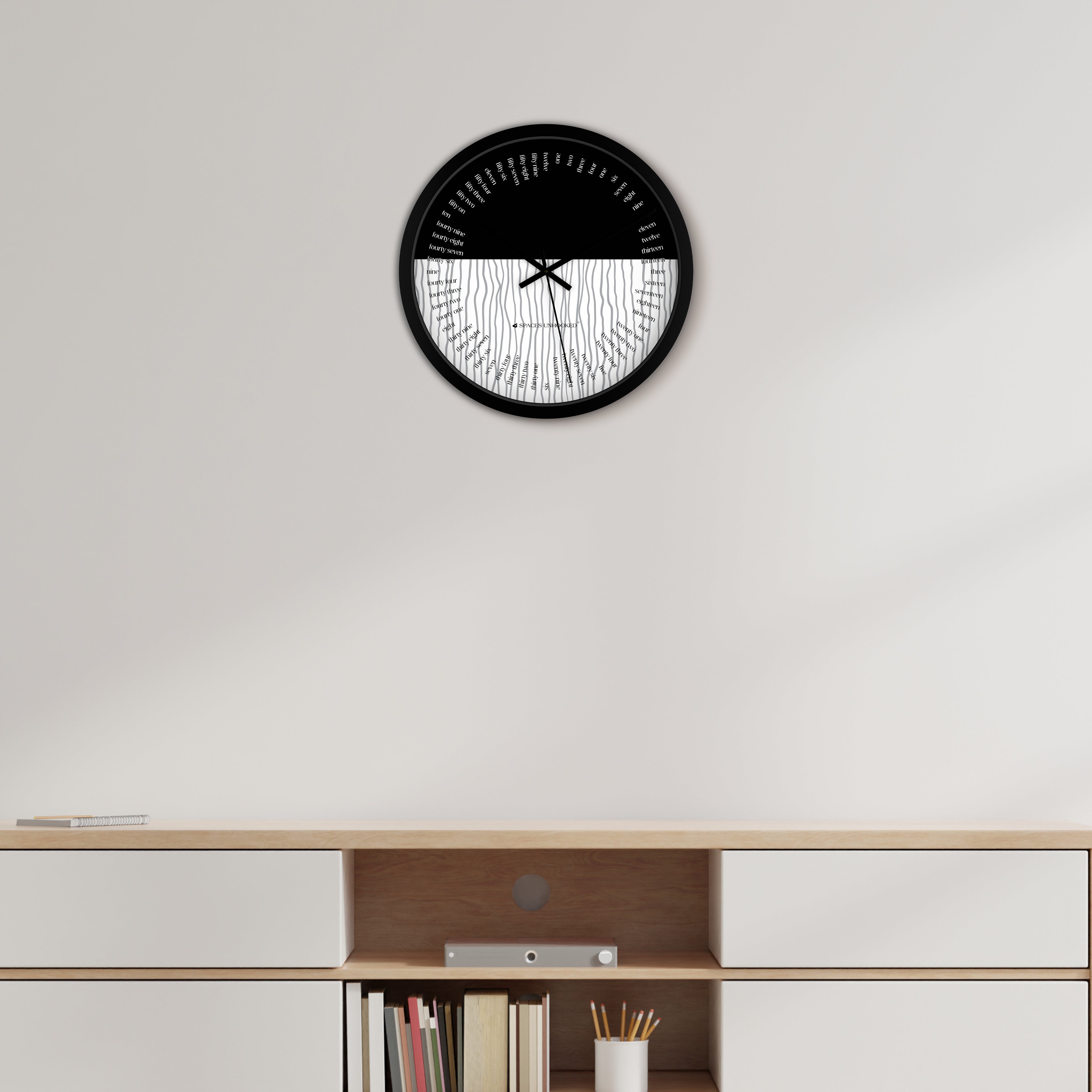 non ticking wall clock