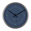 black frame plastic wall clock