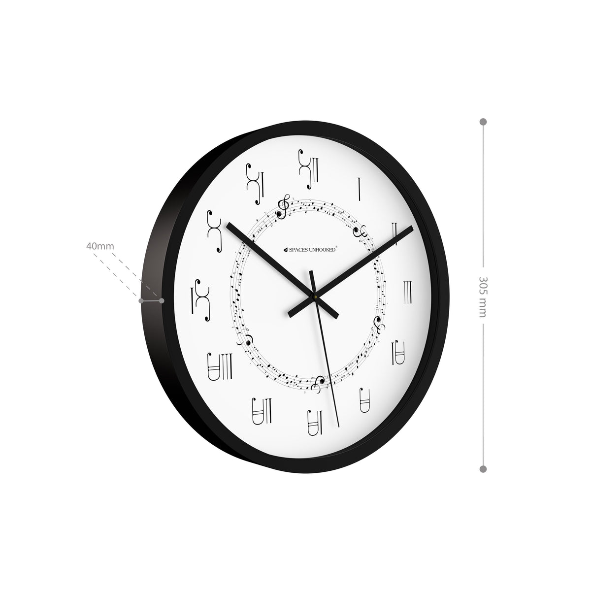 silent sweep wall clock