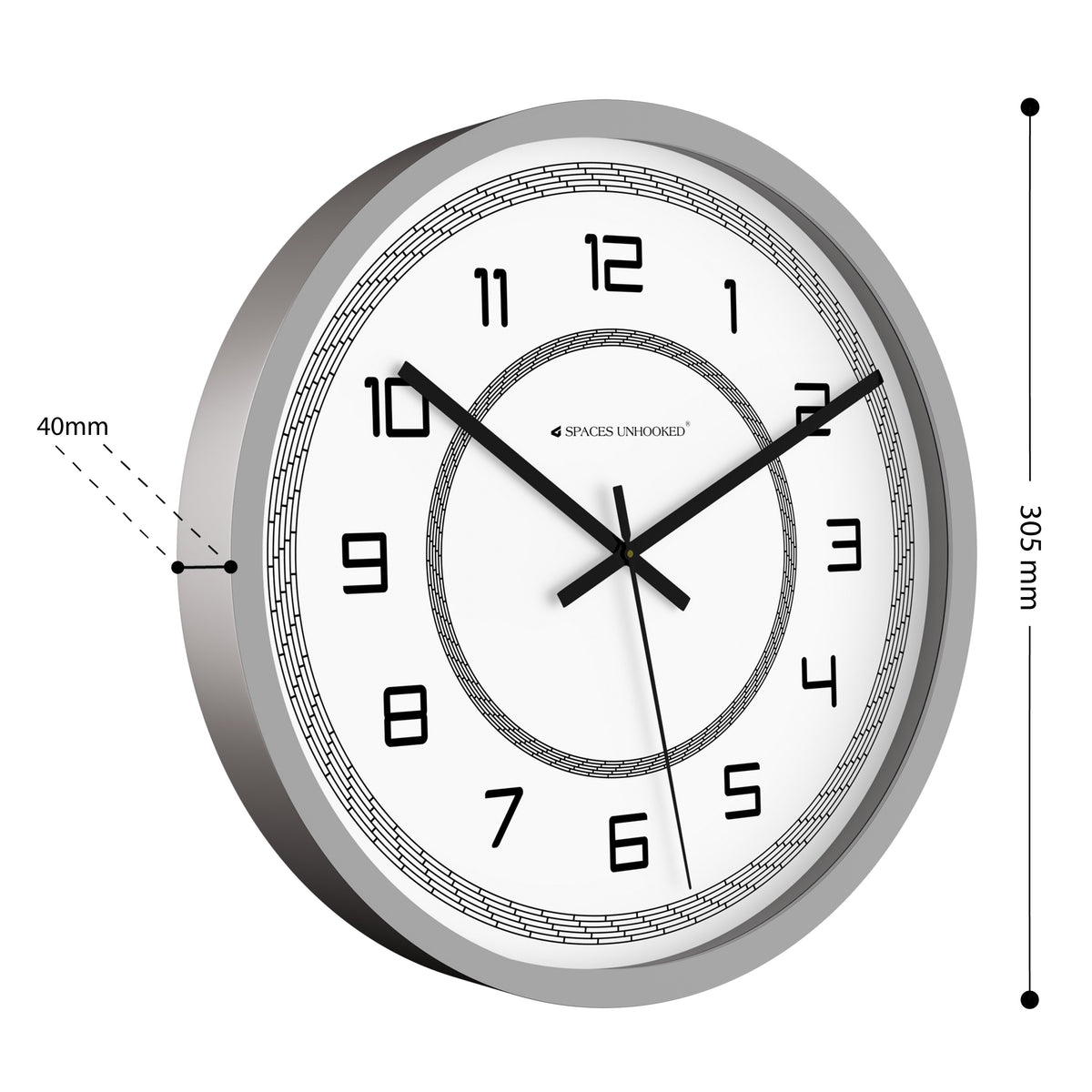 silent sweep wall clock machine