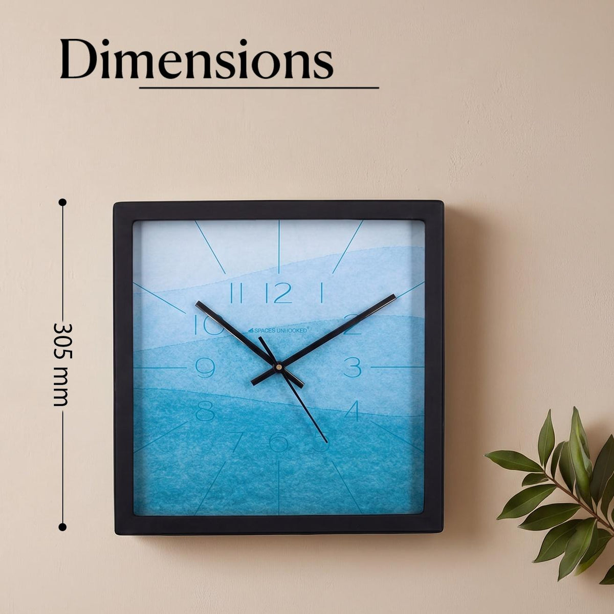 Close-up of sky blue and aqua watercolour bands with faint numerals on a dial