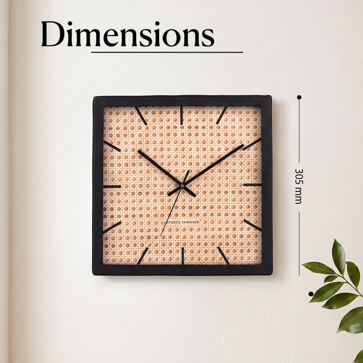 Spaces Unhooked Round Wall Clock, Boho
