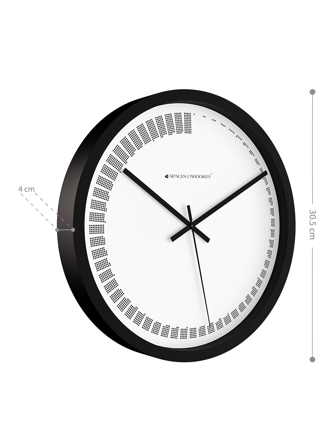 direction of wall clock in bedroom