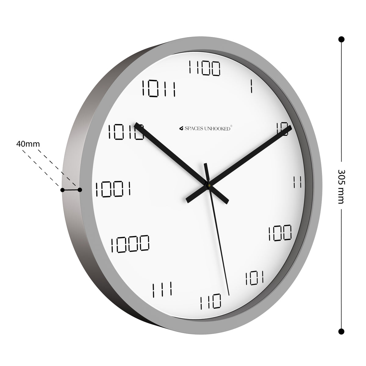 non ticking wall clock