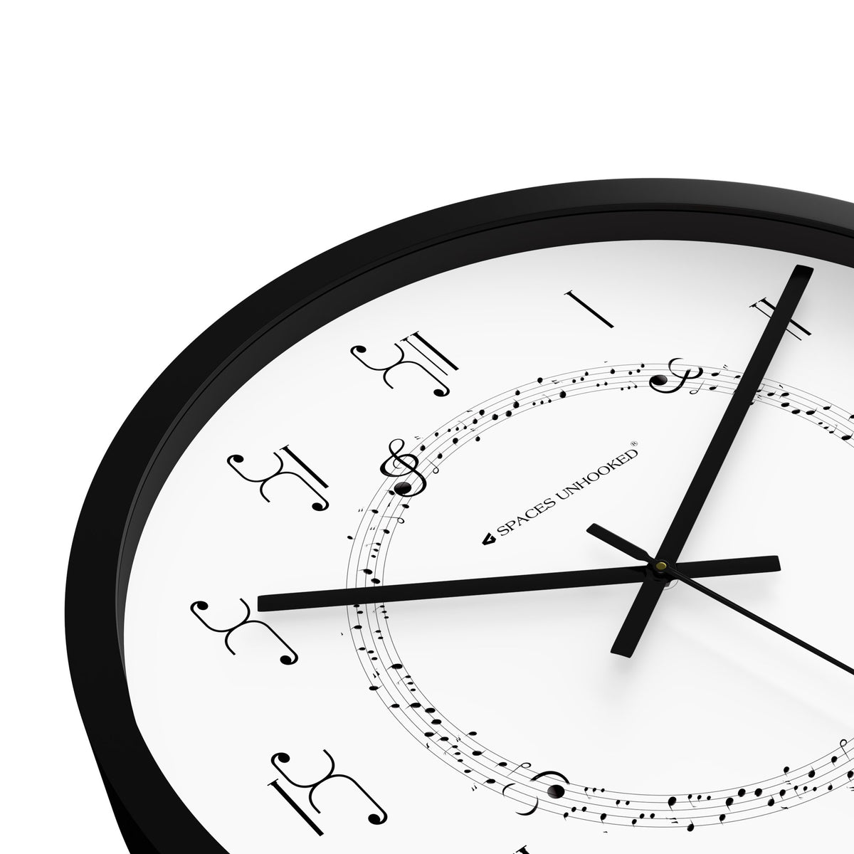 direction of wall clock in bedroom