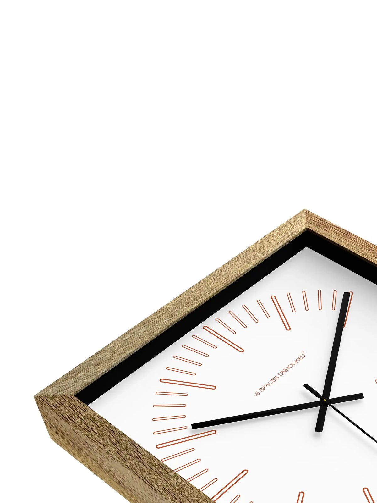 Scorpio Zodiac Wooden Wall Clock – Natural Timber Frame Indian Home Decor Style | Spaces Unhooked