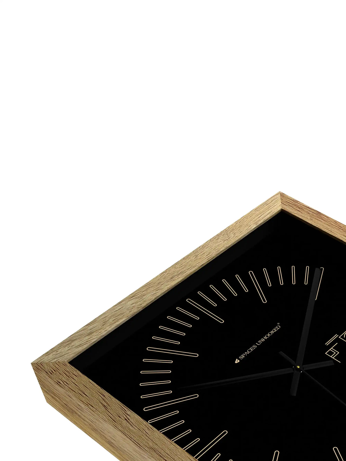 Aquarius Zodiac Wall Clock Displayed in Modern Minimalist Living Room Interior