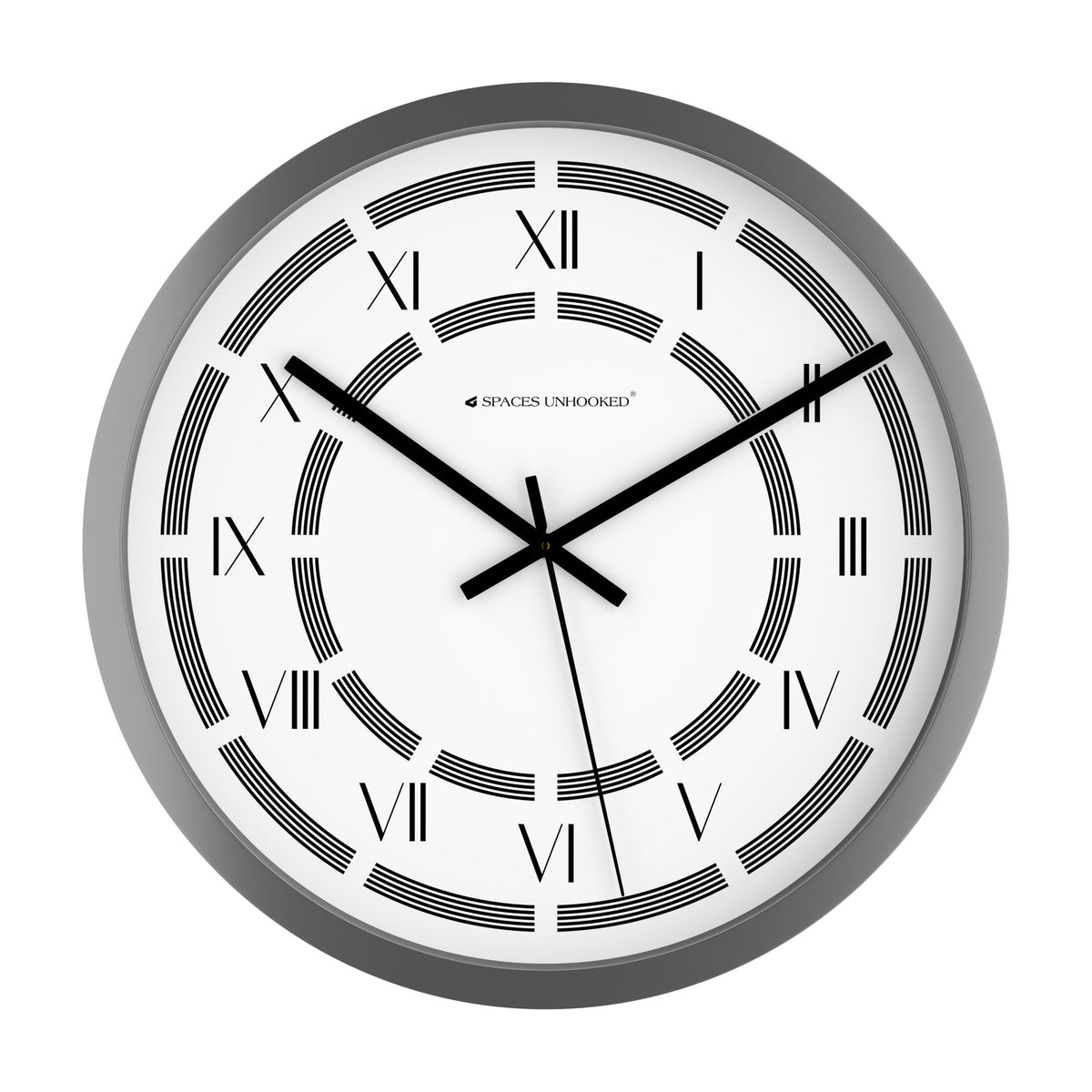 direction of wall clock in bedroom