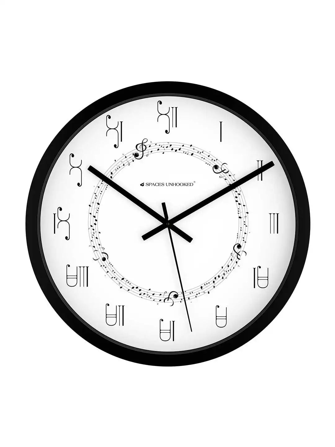 Lifestyle Wall Clock on Wooden Table - Silent Wall Clock Home Decor