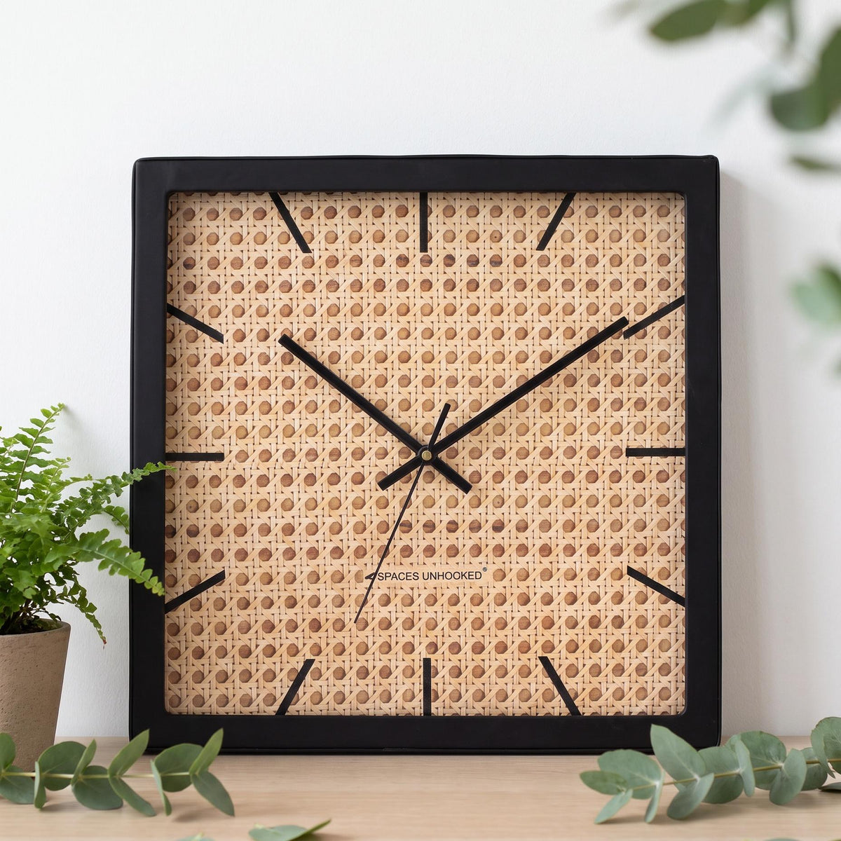 Spaces Unhooked Round Wall Clock, Boho