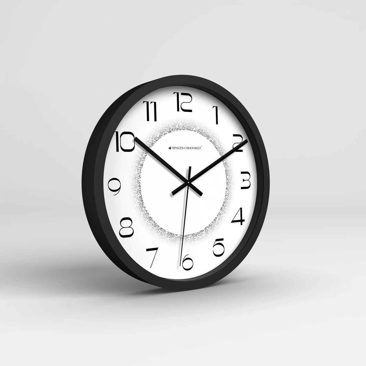 black trending wall clock