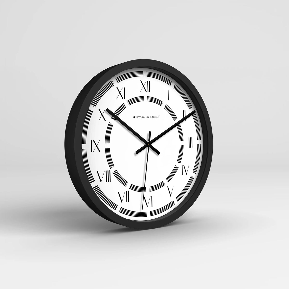 black wall clock 