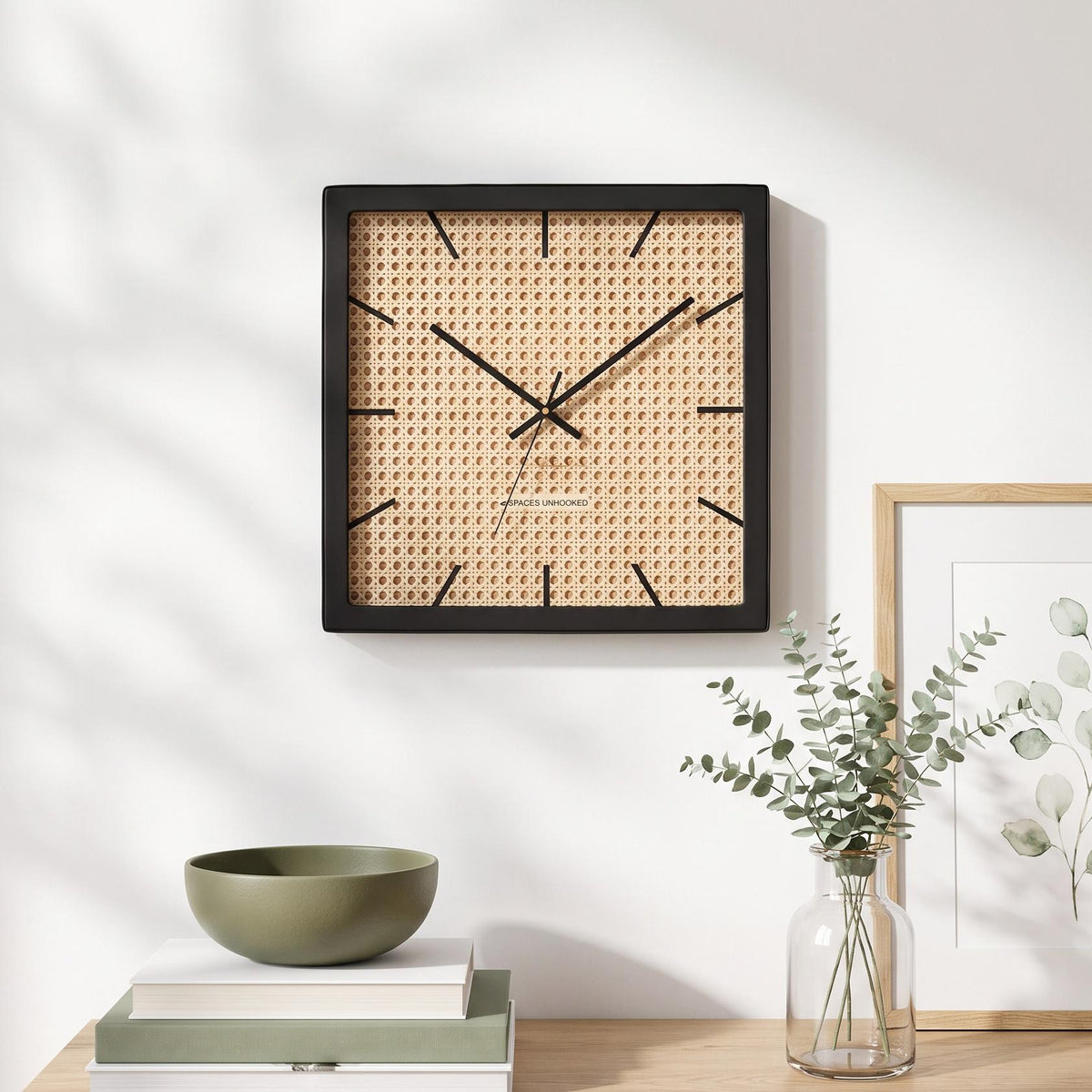 Spaces Unhooked Round Wall Clock, Boho