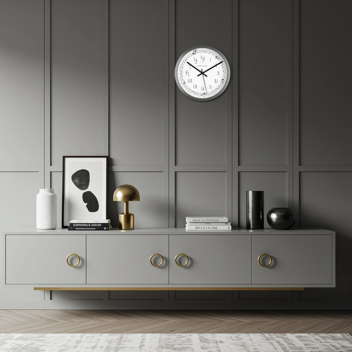 silent sweep wall clock machine