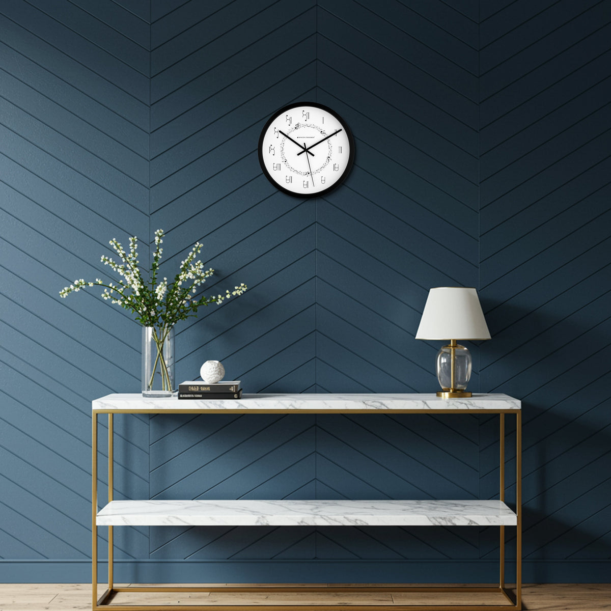 silent wall clock movement