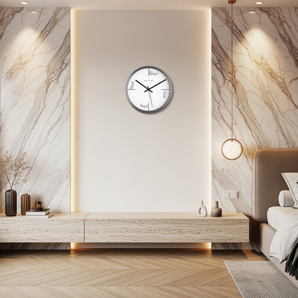 contemporary wall clock