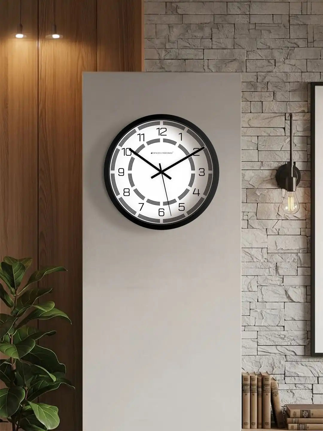 Lifestyle Wall Clock Mounted on Wall – Designer Wall Clock for Home Decor
