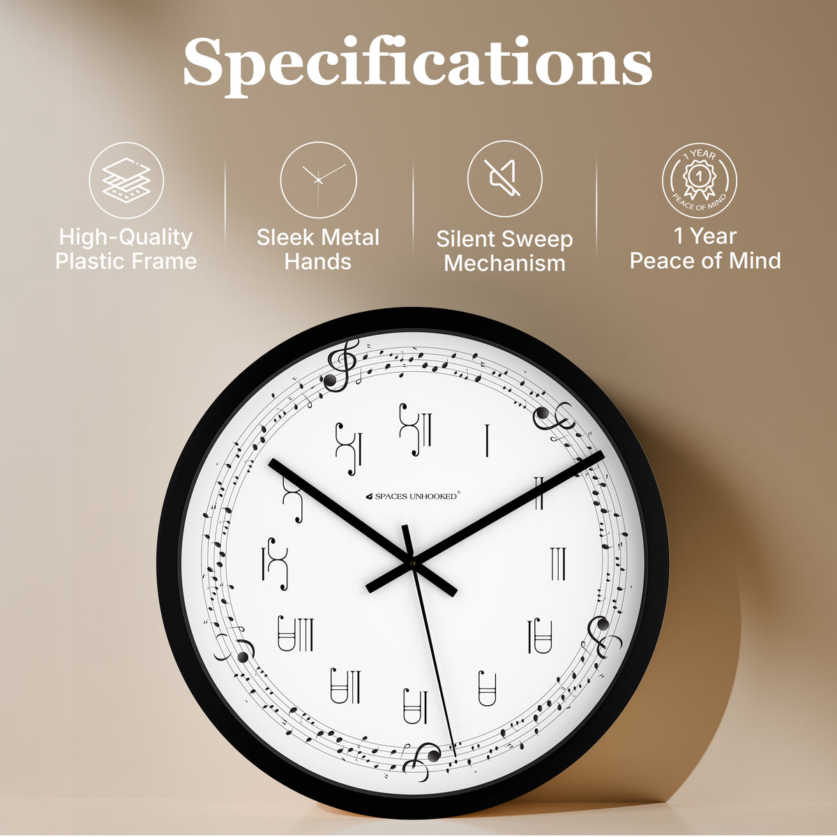 wall clock for guest room