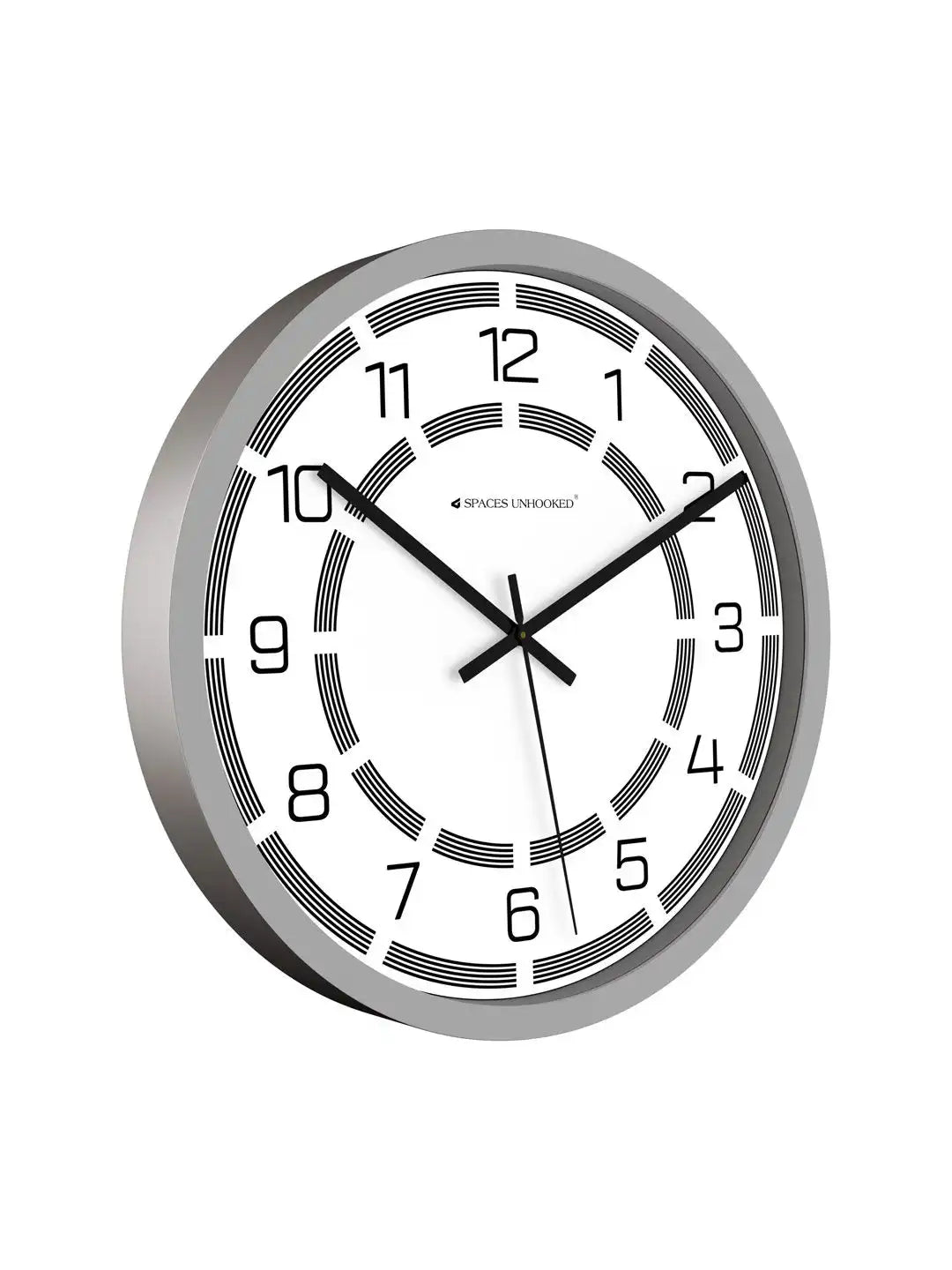 Side View Wall Clock - Plastic Wall Clock with Numeral Dial
