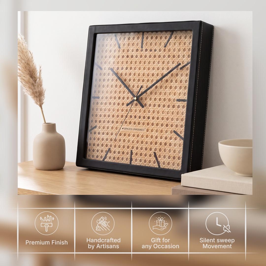 Spaces Unhooked Round Wall Clock, Boho
