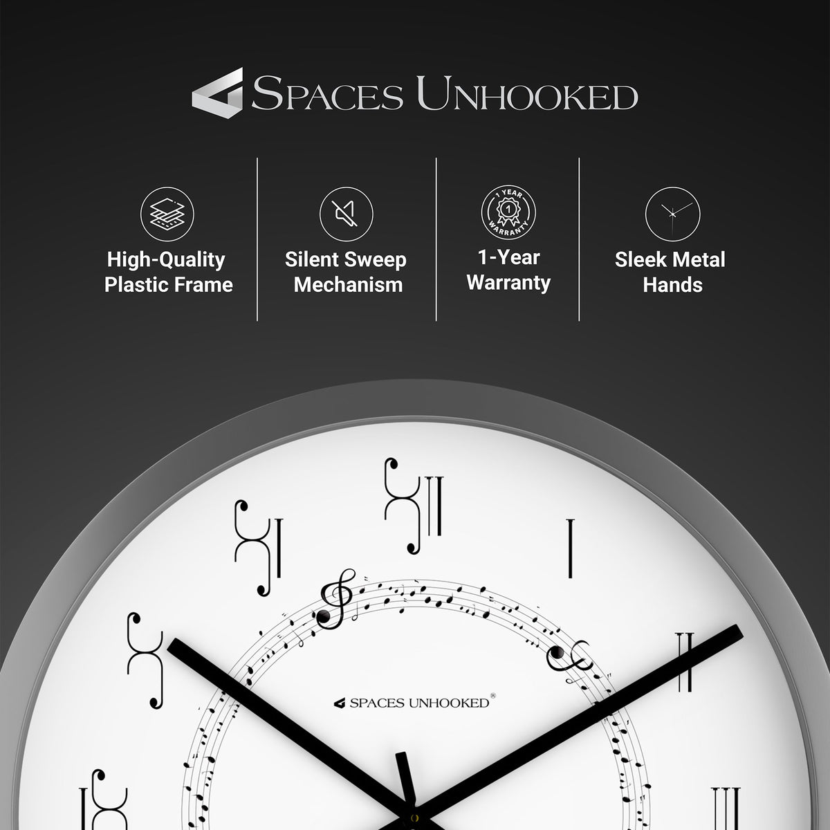 plastic wall clock