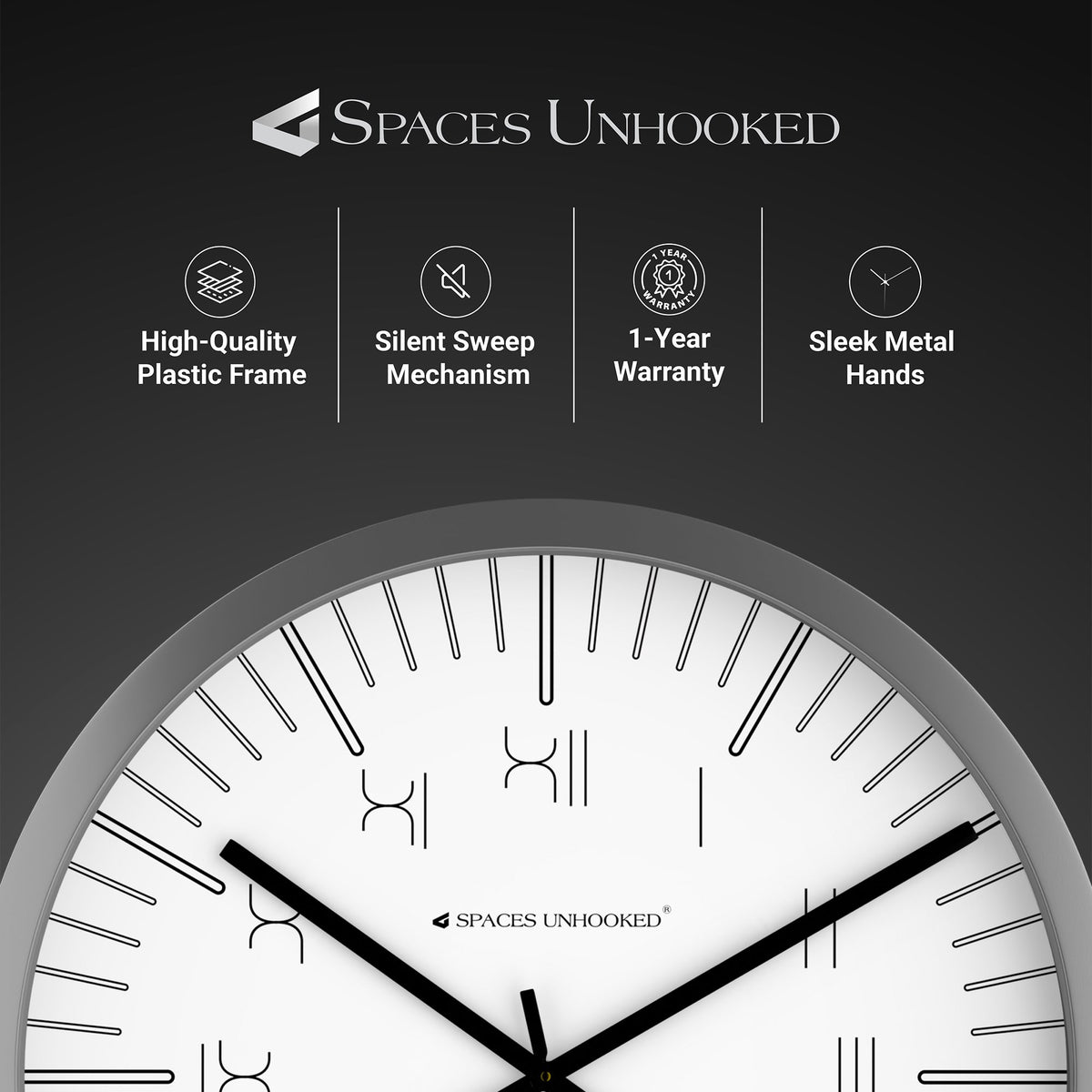 silent wall clock bedroom