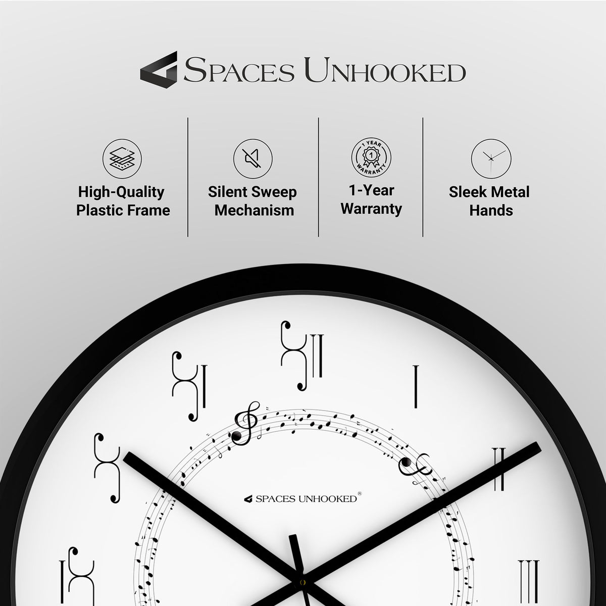 silent wall clock bedroom