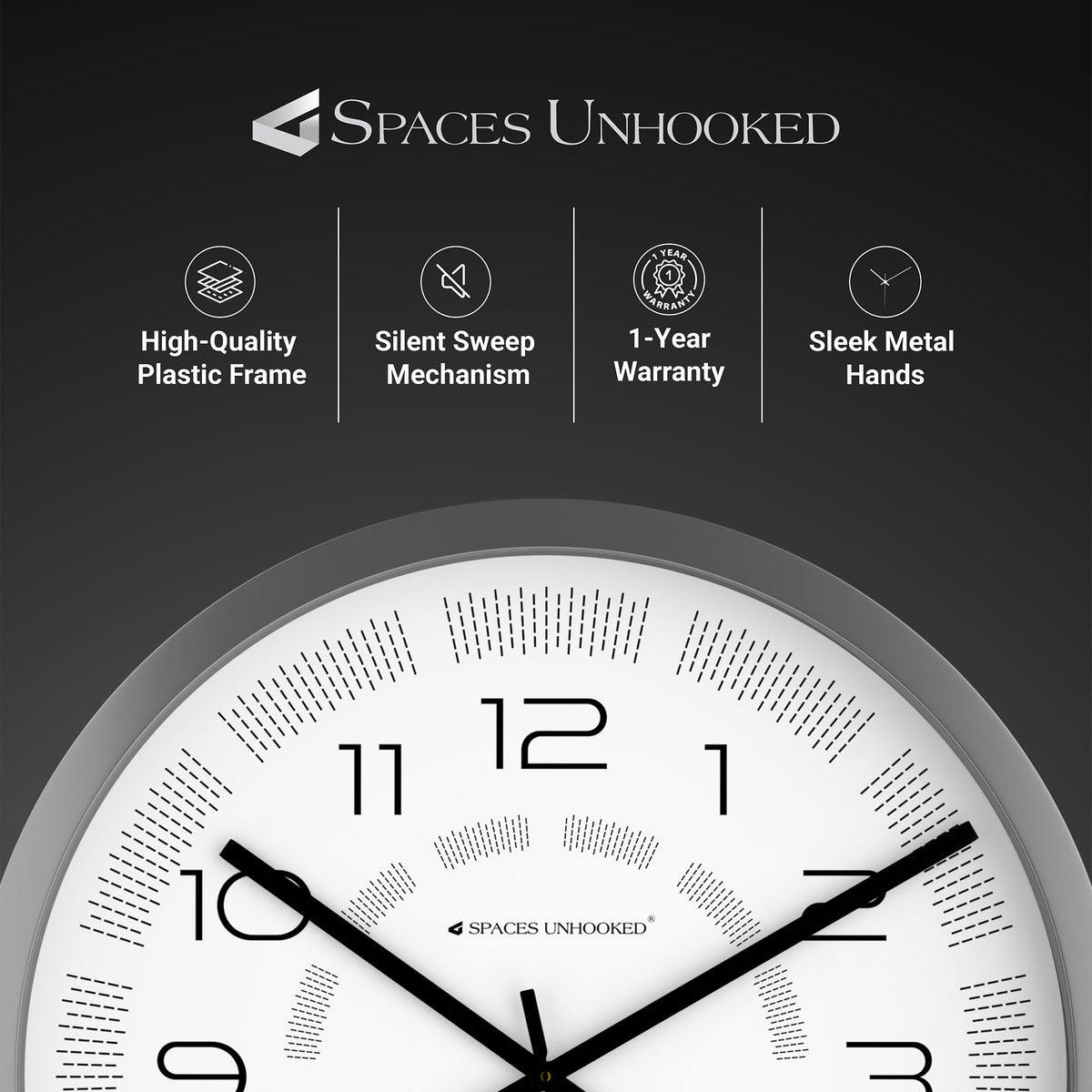 contemporary wall clock