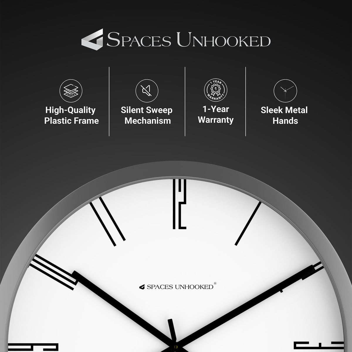 plastic wall clock