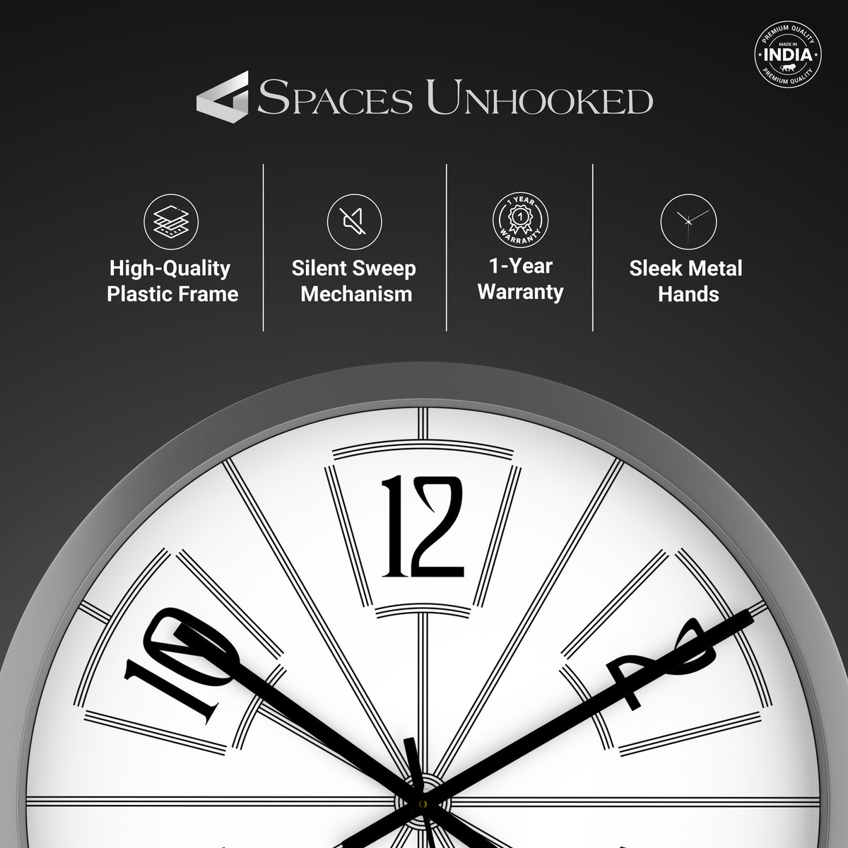 wall clock bedroom