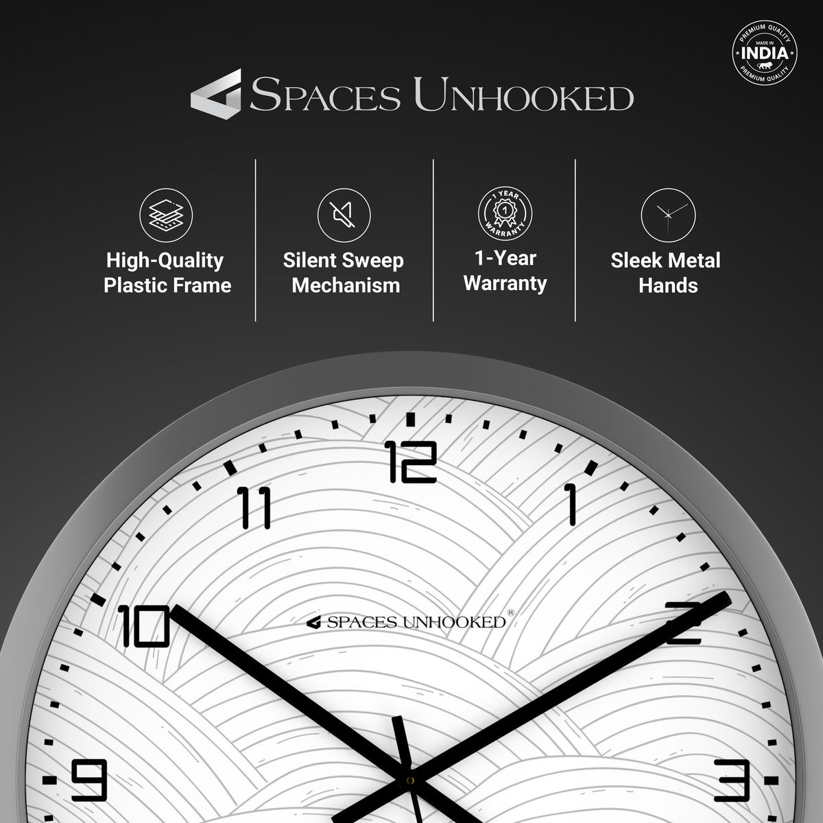 silent sweep wall clock