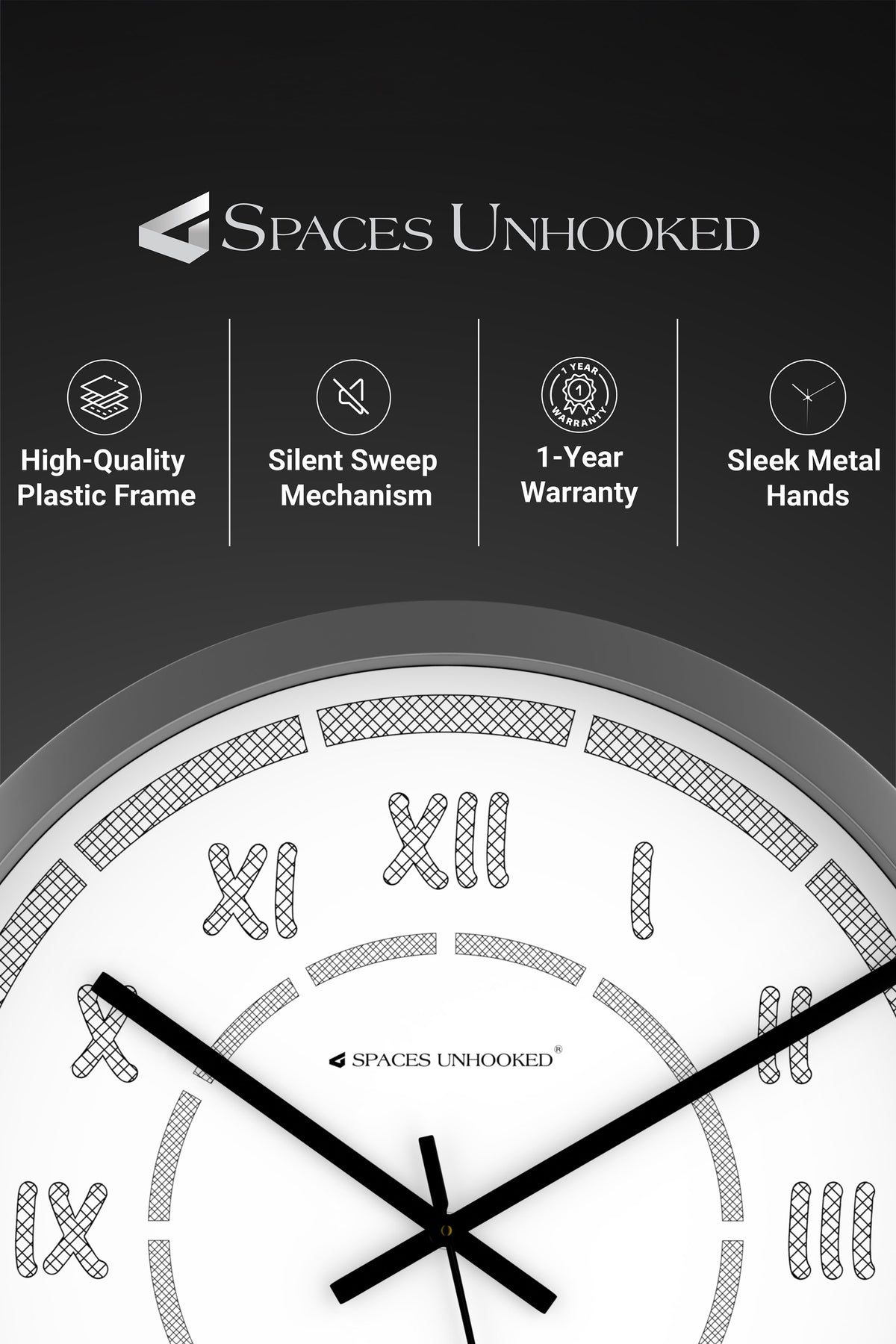 silent sweep wall clock machine