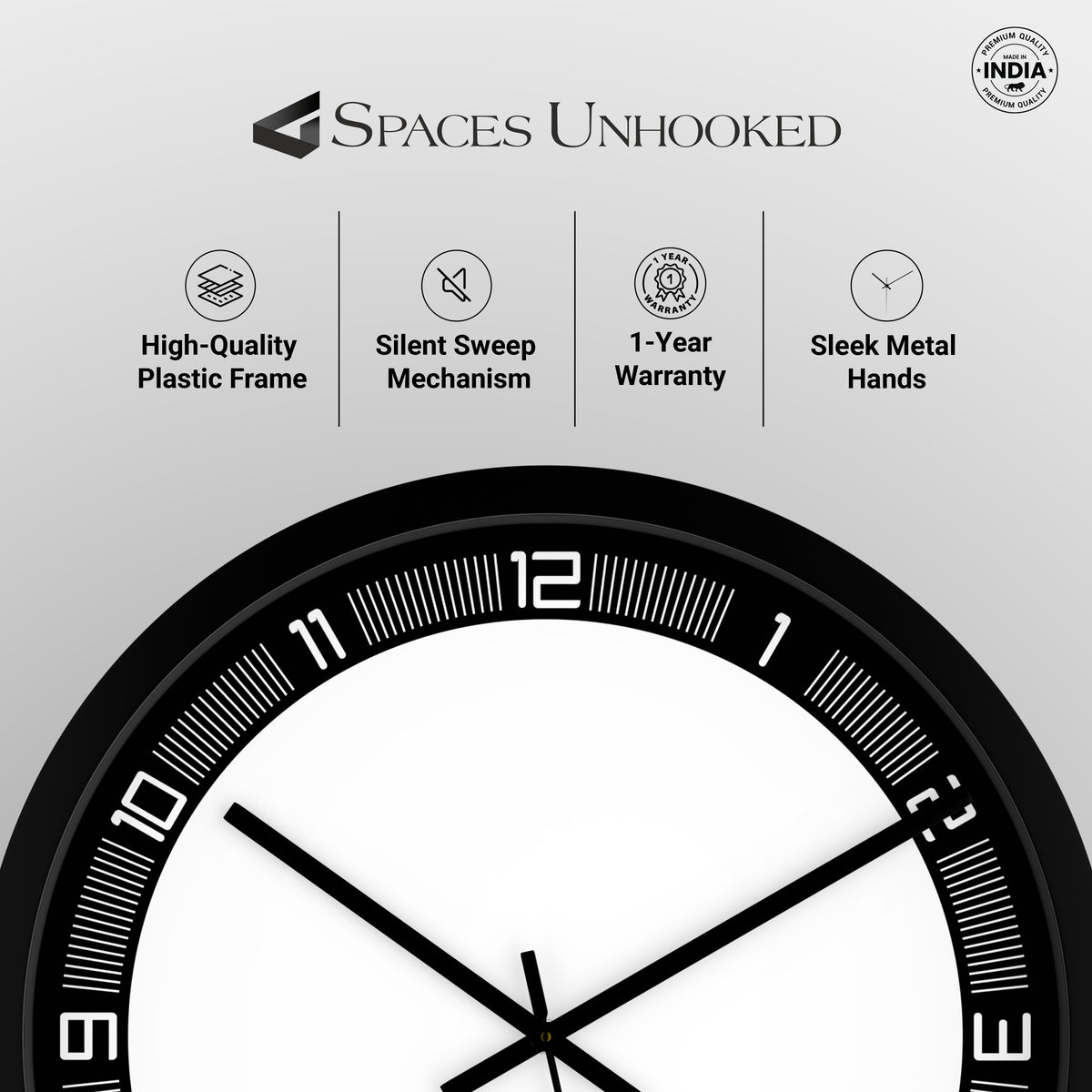 plastic wall clock