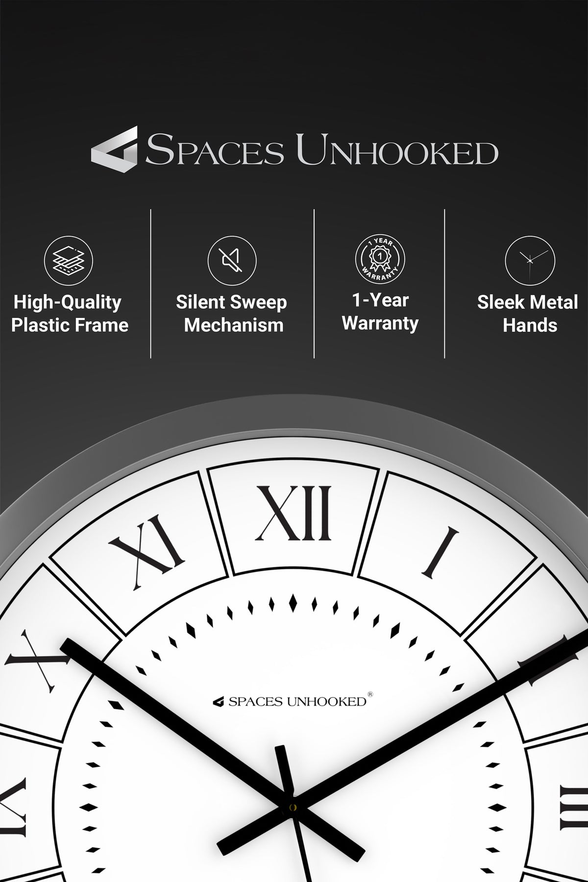 silent sweep wall clock