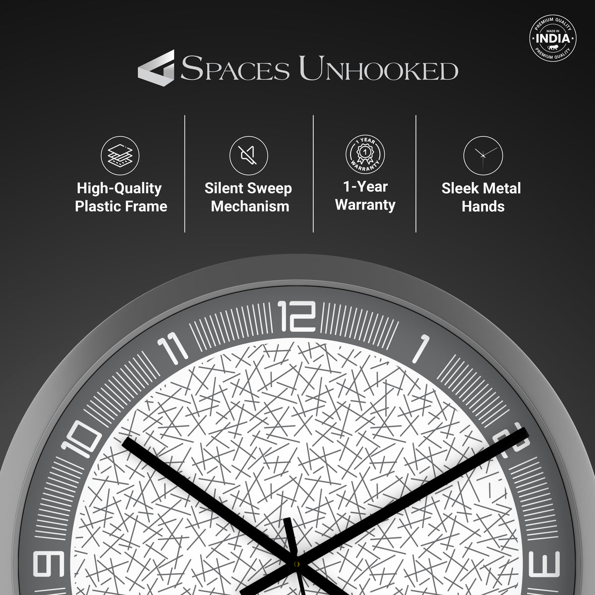 wall clock for bedroom online
