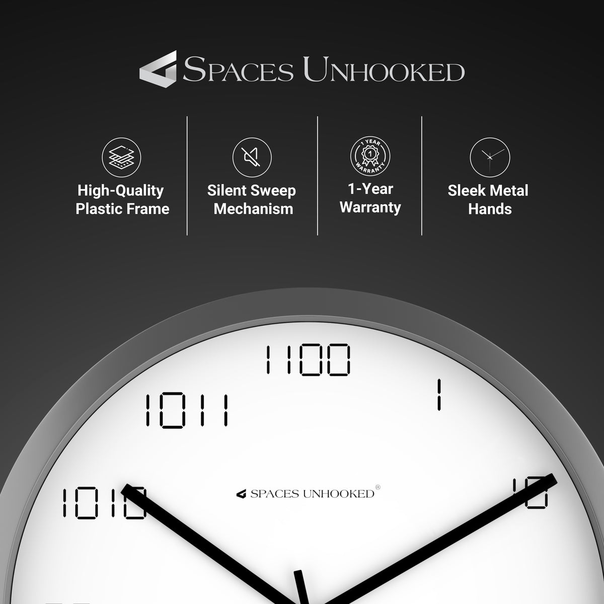 plastic alarm clock