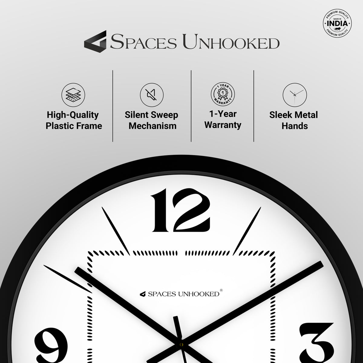 silent sweep wall clock machine
