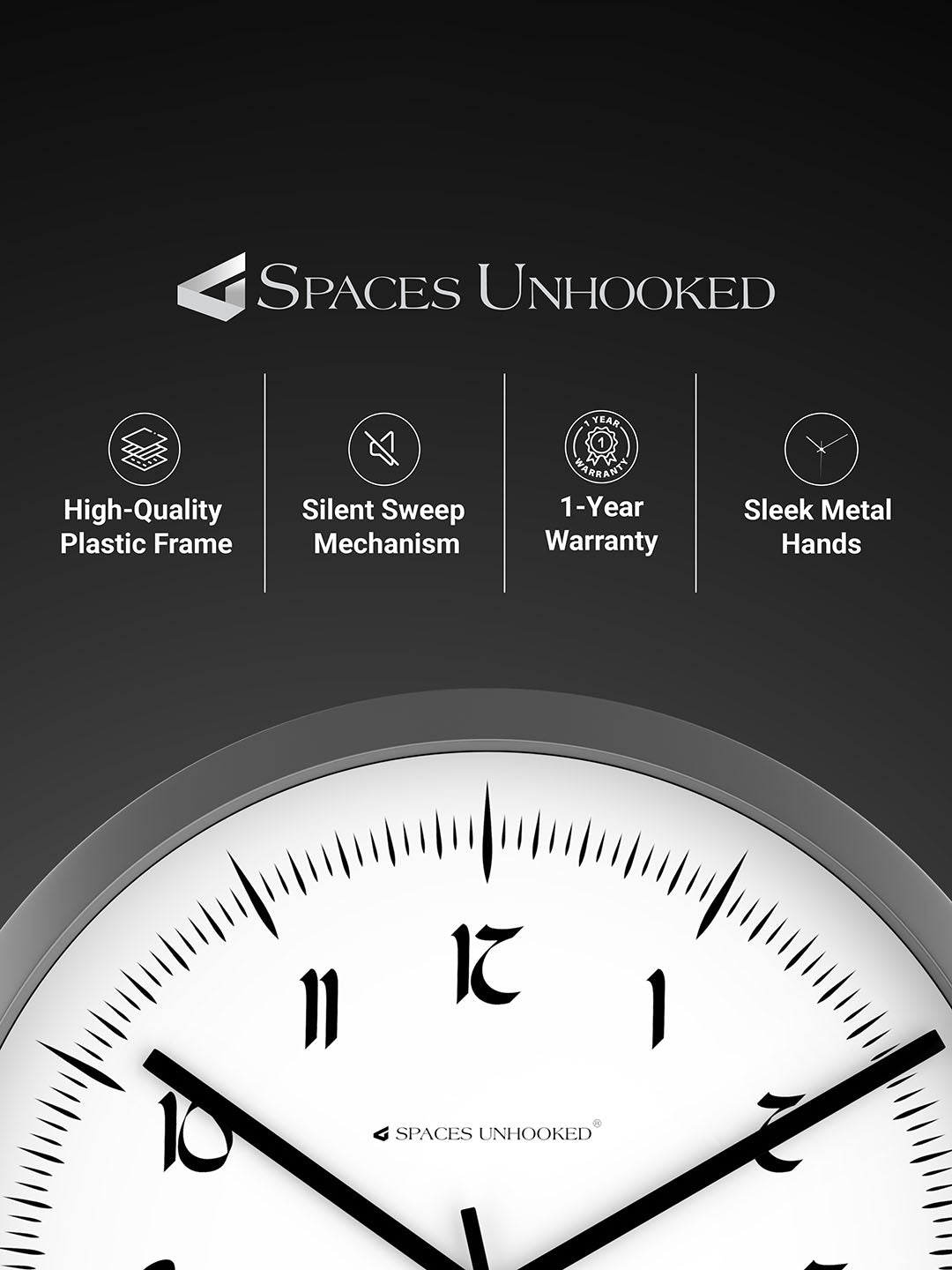 contemporary wall clock