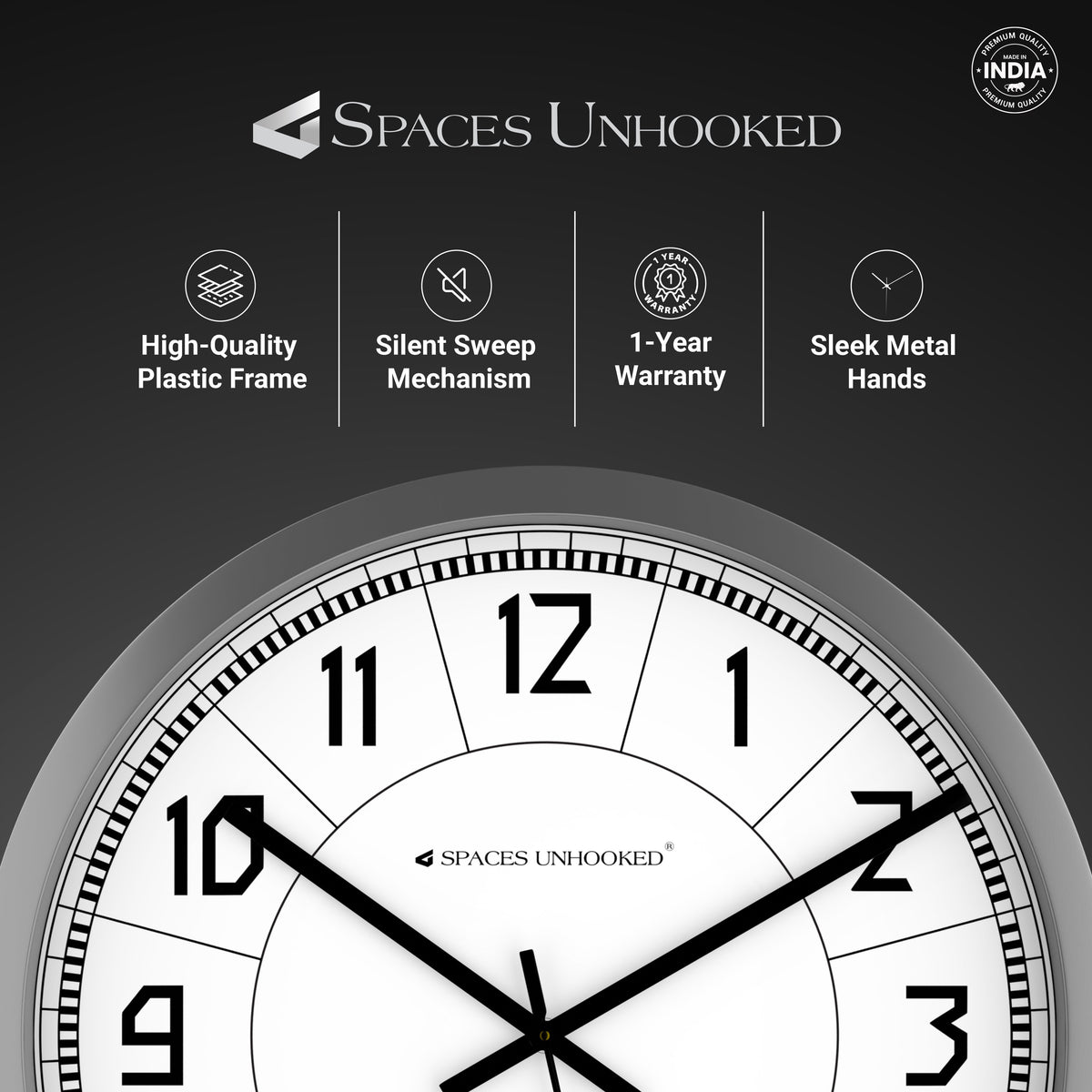 silent wall clock