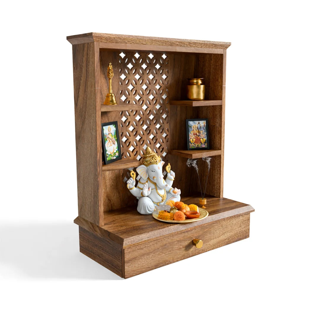 wooden pooja temple