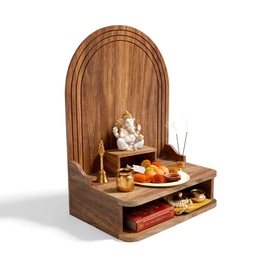 modern wooden temple