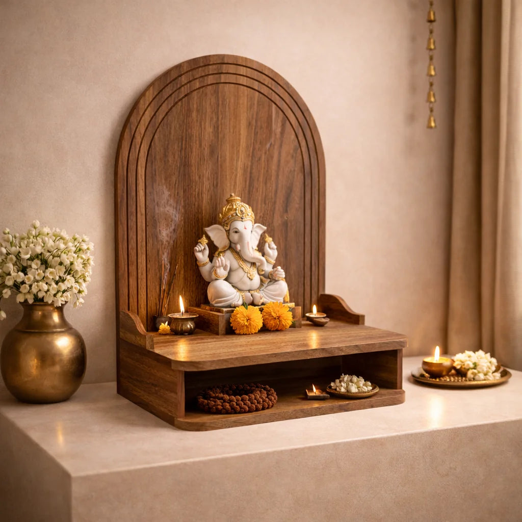 wooden mandir