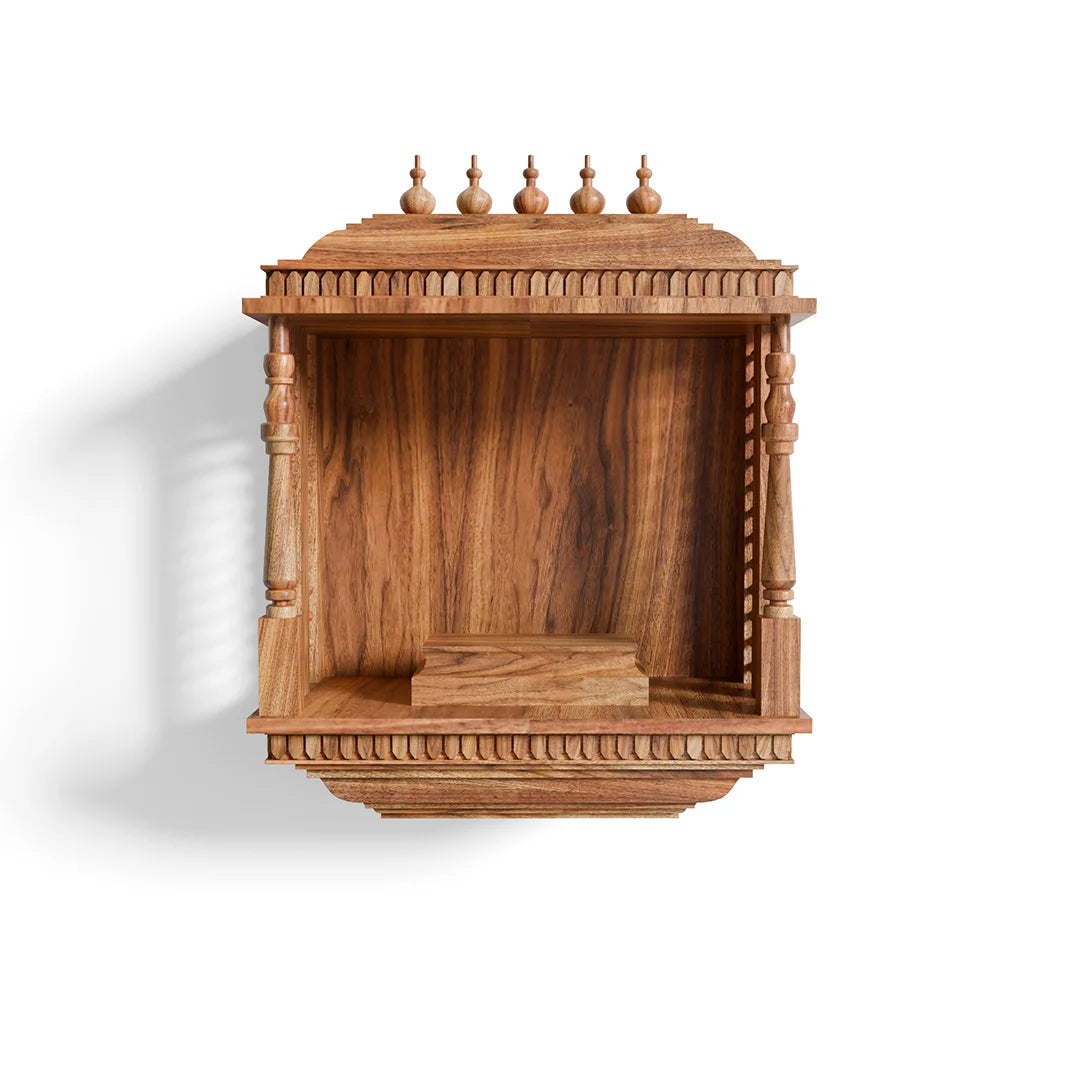tabletop wooden temple