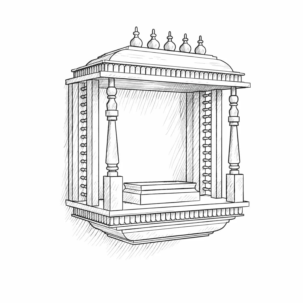 premium wooden temple