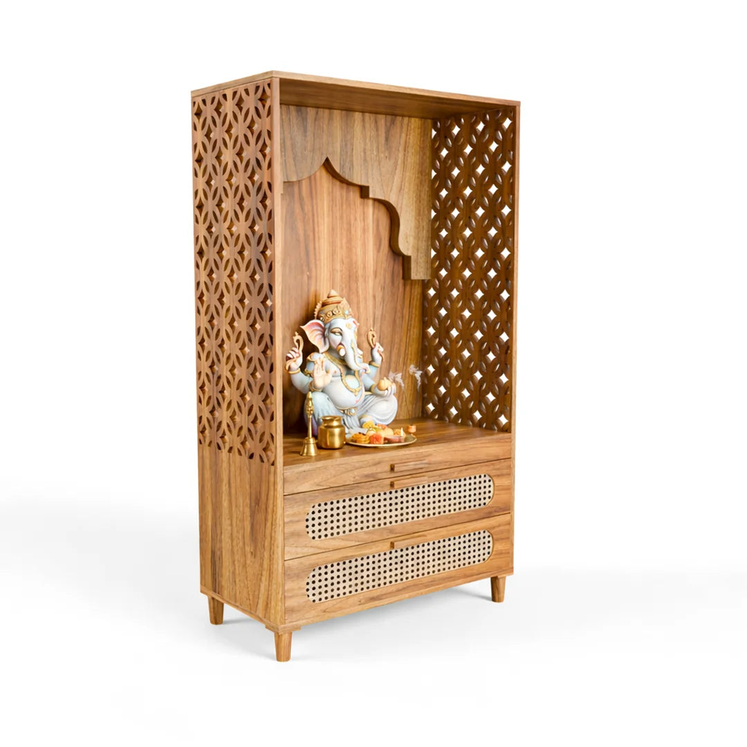 small wooden temple