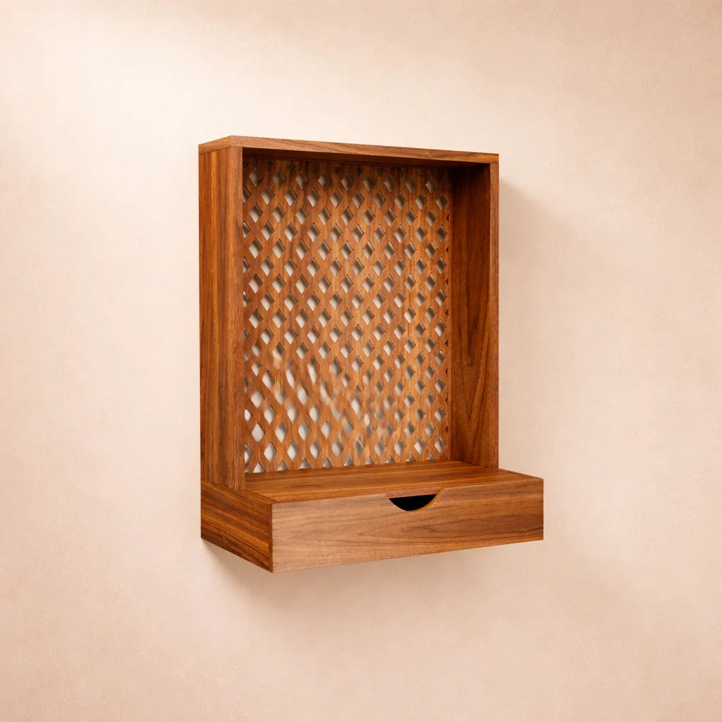 wooden mandir for home