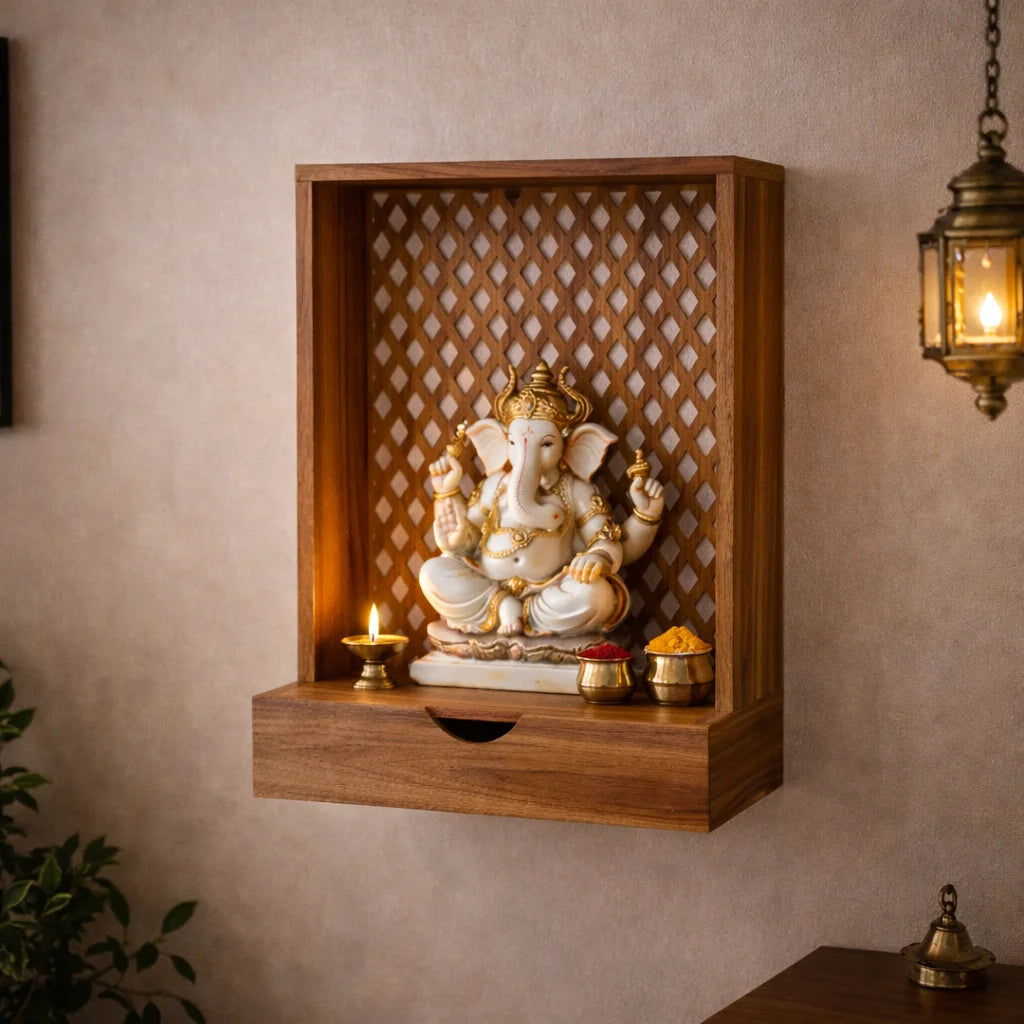 designer wooden temple